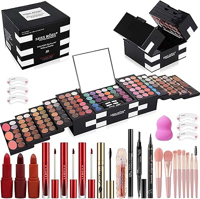 MISS ROSE M 148 Colors Makeup Palette 045 Set-Black