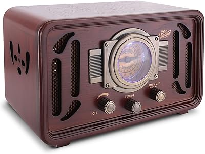 Pyle PUNP34BT Retro Bluetooth Radio Speaker
