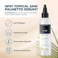 HAIRMETTO Saw Palmetto Extract Serum for Hair Loss - 4oz — image 2