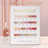 Double Rhythm 28Pcs Nude Pink Gel Nail Polish Set — image 9