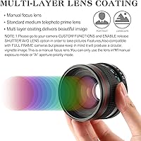 JINTU 85mm f/1.8 Portrait Lens for Canon EF/EF-S Mount — image 3