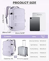 Coofay Vacuum Backpack Travel with Pump — image 4