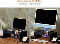 Bostitch Konnect Adjustable Monitor Riser with Drawer & Phone Holder — image 3