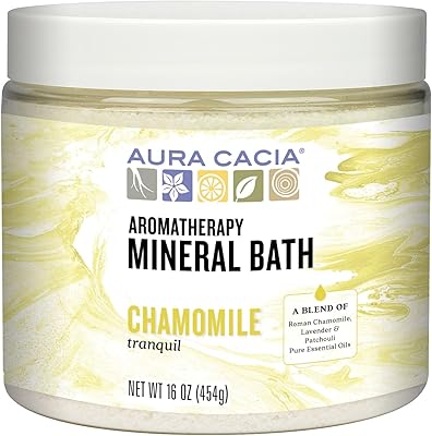 Aura Cacia Chamomile Mineral Bath, 16oz (Pack of 2)