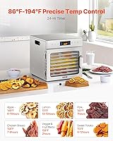 VEVOR Food Dehydrator H8-C001, 8-Tray, 400W — image 5
