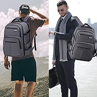 Travel Backpack for Men Women 45L Expandable Carry On Laptop Backpack — image 7