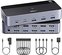 UGREEN HDMI KVM Switch 2 Monitors 2 Computers 4K@60Hz — image 1