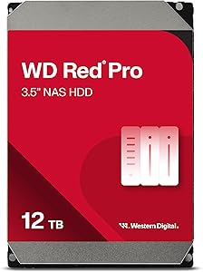 Western Digital 12TB WD Red Pro NAS Hard Drive