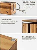 Tidita Acacia Wood Cable Management Box 16″ L — image 3