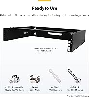 StarTech 2U Wall Mount Network Rack - 14 in Deep (RACK-2U-14-BRACKET) — image 5
