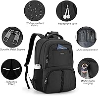 YAMTION Gym Backpack with Shoe Compartment, 17.3-inch Laptop Backpack — image 4