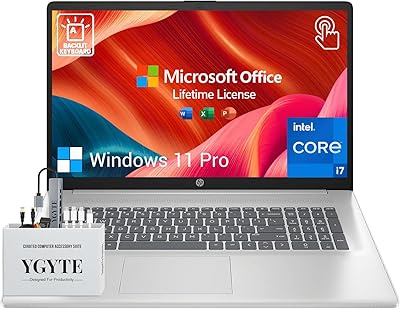 HP 17 Essential 17.3-inch Laptop, Core i7, 64GB RAM, 1TB SSD