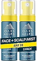 Oars + Alps Face & Scalp Sunscreen Spray Mist SPF 35, 2pk — image 1