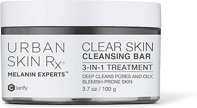 Urban Skin Rx Clear Skin 3-in-1 Daily Treatment Cleansing Bar, 3.7 oz