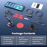 Krunia RC06 9.26″ Wireless Portable Car Play Screen — image 9