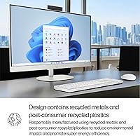 HP 27-inch All-in-One Desktop PC, Ryzen 5 7520U, 8GB RAM, 512GB SSD — image 12