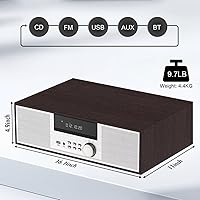 LONPOO LP-816-US Nostalgic Home Stereo System — image 3