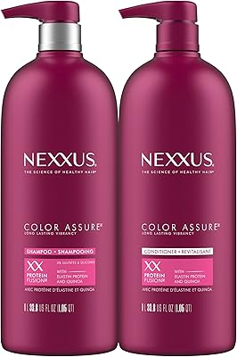 Nexxus Color Assure Shampoo and Conditioner 33.8 oz, 2 Count
