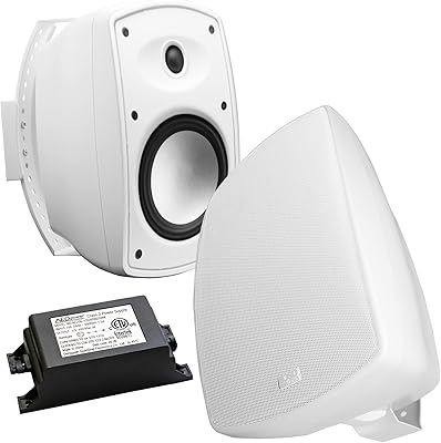 OSD Audio BTP525 Wireless Bluetooth Outdoor Patio Speakers