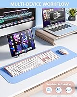 VssoPlor Bluetooth Keyboard Mouse Combo — image 3