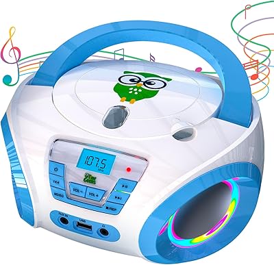 TinyGeeks Tunes Kids Boombox CD Player TG10