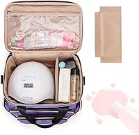 BAFASO Double Layer Nail Polish Organizer, Purple — image 3