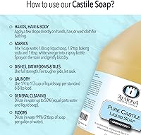 La Almona Pure Castile Liquid Soap Unscented 1 Gallon — image 7