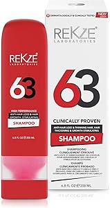 REKZE 63 Hair Growth Shampoo 8oz Review