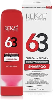 REKZE 63 Hair Growth Shampoo 8oz