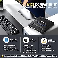 ROOFULL External CD DVD Drive with USB 3.0 Type-C Ports + SD Card Slot — image 5