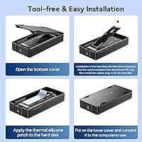 ANYOYO 80Gbps M.2 NVMe SSD Enclosure — image 7