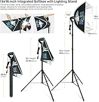 LINCO AM174 Photo Video Studio Light Kit — image 4