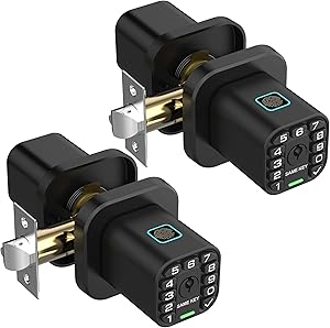 Richelock Fingerprint Door Knob Smart Biometric Lock