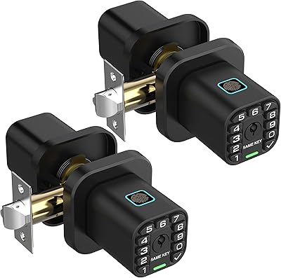 Richelock Fingerprint Door Knob Smart Biometric Lock