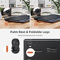 Meetion Master C5000 Wireless Keyboard and Mouse Combo — image 4