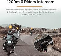 FreedConn FG Motorcycle Helmet Bluetooth Headset — image 3