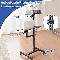 GSOW 2 Shelves Mobile Projector Stand — image 5