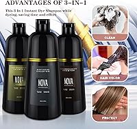 NOVA Shampoo Hair Dye Shampoo - Light Brown 500mL — image 7