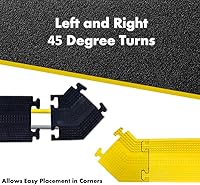 Kable Kontrol Drop Over Floor Cord Cover – 36″ Black — image 5