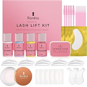 RONKIE Lash Lift Kit at Home Salon Review