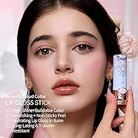 Flower Knows Butterfly Cloud Collar Glossy Lipstick C01 Birchleaf Pear — image 4