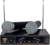 Nady DKW DUO HT P/R VHF Dual Wireless Handheld Microphone System — image 1