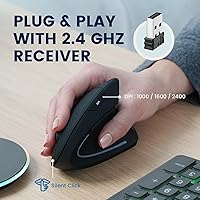 Perixx PERIMICE-713RX Wireless Rechargeable Vertical Mouse — image 6