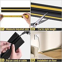 MYFAMIREA 10FT Floor Cord Cover — image 5