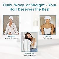 Hair RePear Anti Frizz Cotton Hair Towel Wrap 21″ x 44″ — image 4