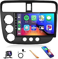 Podofo 9-inch Car Stereo for Honda Civic 2001-2005 — image 1