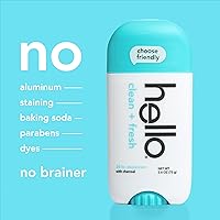 hello Clean and Fresh Aluminum Free Deodorant with Charcoal, 2.6oz (2-Pack) — image 6