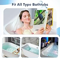 Poemland Luxury Full Body Bath Pillow - White — image 6