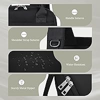 Unisex Adult Large Modern Black Polyester Water-Resistant Travel Laptop Backpack — image 6