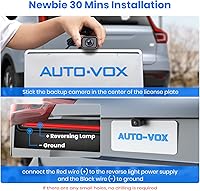 AUTO-VOX CS-2 Wireless Backup Camera with 4.3″ Monitor — image 2